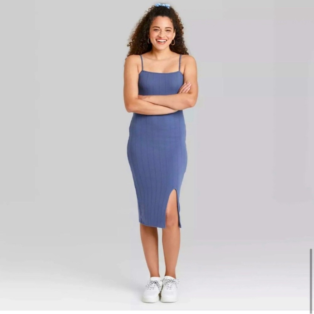 Wild Fable Slate Blue Dress NWT